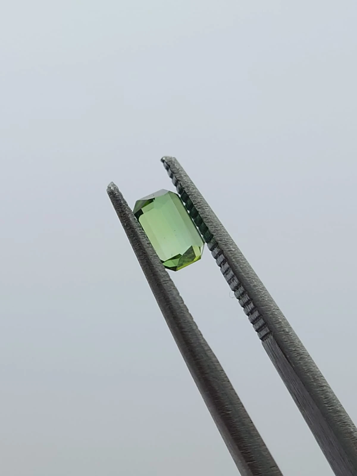 0.59ct Natural Green Tourmaline Emerald Cut Loose Gemstone from Afghanistan — view 2